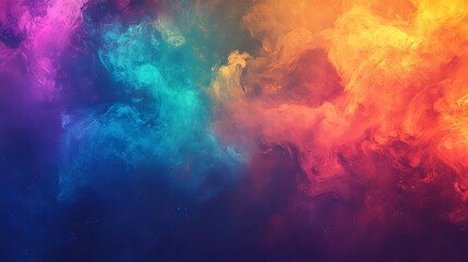 Poster - Vibrant backdrop with area for heading