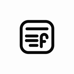 Poster - Information page document icon vector sign