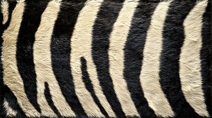 Poster - Bold zebra print on a black and white background creating a striking visual contrast and unique design