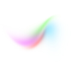 Aufkleber - Blue pink colors gradient shape  transparent background. Dynamic blue flowing wave lines design element banner poster cover abstract design
