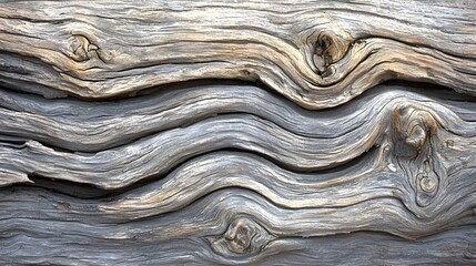 Poster - Natural wood texture featuring intricate grain patterns and warm tones highlighting the beauty of timber material