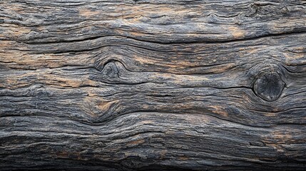 Poster - Detailed wood texture showcasing unique grain patterns and rich color tones perfect for rustic interior design