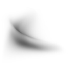 Aufkleber - Black grainy gradient shape transparent background noise texture blurred dark header flowing wave backdrop poster banner header cover design