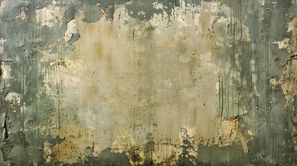 Poster - A wall with peeling paint exposing layers of color and history creating an artistic and distressed aesthetic