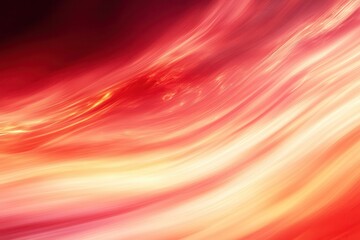 Poster - Red orange abstract swirls, cosmic background, design element