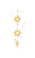 Wall Mural - png a vector glowing gold light effect lights lighting design.