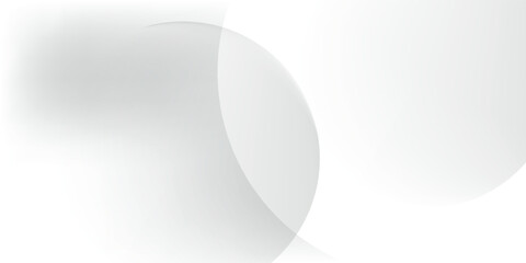 Poster - 3D white abstract background overlap layer on bright space with cutout shape effect decoration.
