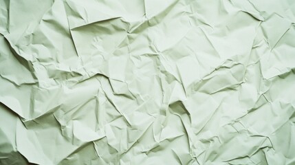 Poster - A vibrant display of crumpled white paper forms an intriguing abstract pattern, inviting creative thought and artistic expression. The folds and creases add depth and character