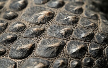 Poster - Close-up View of Textured Animal Skin Showcasing Intricate Patterns and Natural Details in Nature’s Design for Wildlife and Close-up Photography Enthusiasts
