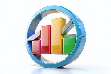 Poster - 3D Business Intelligence Data Analysis: Modern Graphic for Reports & Presentations