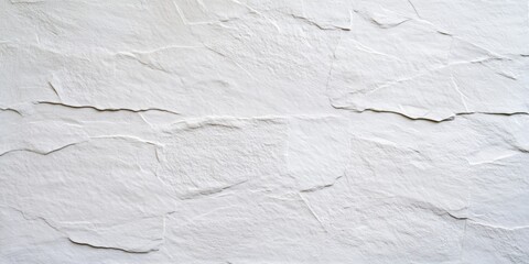 Poster - A textured white background featuring layered, crumpled surfaces, ideal for artistic or design applications.