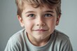© Michael - Energetic Close-Up Portrait of a Thoughtful Caucasian Boy with Light Brown Hair