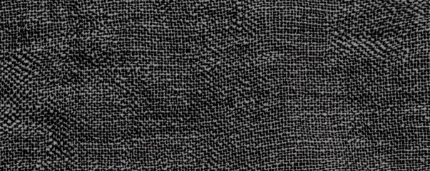 Poster - A textured black fabric pattern, showcasing a subtle weave that adds depth and interest.