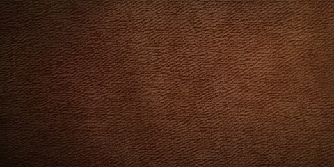 Poster - A close-up view of a textured brown surface, resembling leather or suede, showcasing a rich and warm appearance.