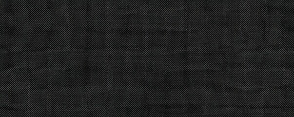 Poster - A close-up of a textured black fabric, showcasing a woven pattern that adds depth and interest.
