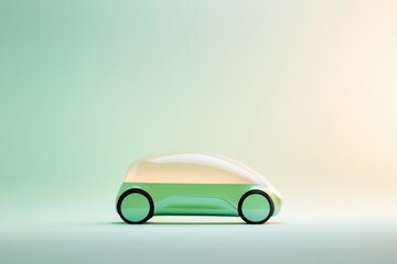 Poster - sleek car design showcases modern aesthetics with soft pastel to
