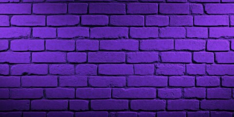 Poster - A vibrant purple brick wall texture, creating a dynamic background with a modern aesthetic appeal.