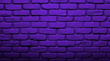 Poster - A textured purple brick wall, creating a vibrant and modern backdrop.