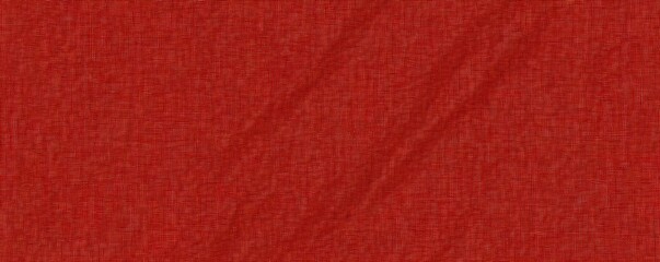 Poster - A textured, warm red fabric background featuring a subtle weave pattern that adds depth and interest.