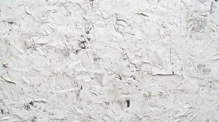 Poster - A textured surface of crumpled white paper displays an intriguing interplay of light and shadow. The minimalist design evokes a sense of simplicity while inviting exploration of its intricate details