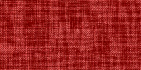 Poster - A textured, warm red fabric swatch, showcasing a subtle weave pattern.