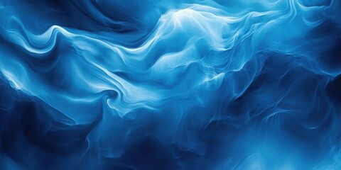 Wall Mural - the image is a blue and white swirl of water. the blue color is dominant and the white color is pres