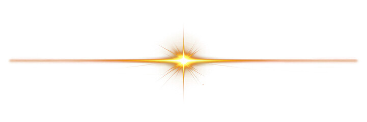 Wall Mural - png an isolated gold blink light effect background lighting outdoors.