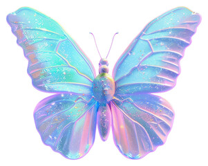 Wall Mural - png butterfly icon pastel art invertebrate.