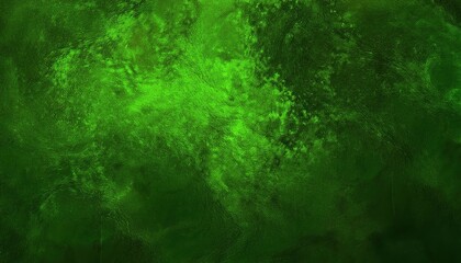 Poster - vibrant emerald green abstract texture with organic fluid pattern, ideal for digital backgrounds, design element