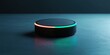 © Jah_CK - A sleek smart speaker with a glowing light ring, set against a dark background, indicating its active status.