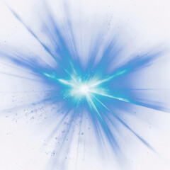 Wall Mural - png blue light shines abstract bright flare.