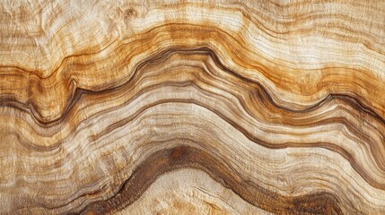 Poster - Intriguing lines and swirls dance across the wooden surface, showcasing the natural beauty of trees. The warm tones offer a glimpse into the life within, inviting touch and admiration