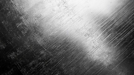 Poster - A captivating interplay of light and shadow dances across a textured metallic surface, revealing subtle lines and patterns. This artwork embodies a sense of modernity and sophistication