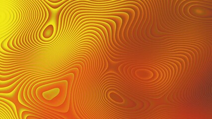 Poster - Liquid gold. Animated spiral background. Maze rotating in circle. Boiling Iron. Magma. Energy flows. Hypnotic screensaver. Screensaver for technology, business, presentations, and social media. 4k