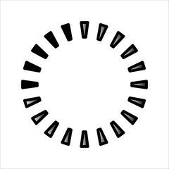 Fototapete - Loading bar icons. website load bar vector icon set. Set loadingbar progress icon, Circle loader collection. Loading status, Loading isolated. Load symbol, load vector icons, buffering vector icon