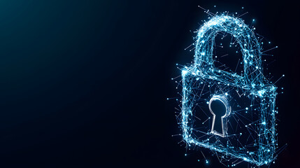 Poster - Cybersecurity consulting for data protection digital environment visual technology overview