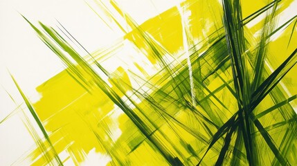 Poster - Artistic Patterns with Dynamic Lines on White Background