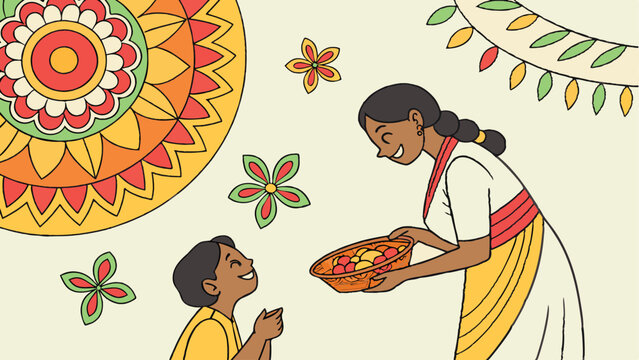 Happy Gudi Padwa Festival Greeting.