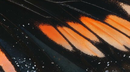 Poster - Close up view of vibrant butterfly wing patterns for nature and design inspiration