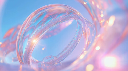 Poster - Surreal portal to another dimension with swirling ethereal colors
