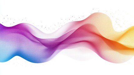 Poster - Colorful wave abstract background design (1)