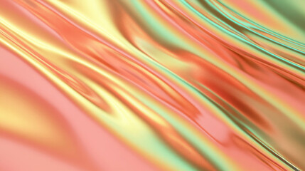 Poster - Vibrant abstract background with flowing makeup textures for design