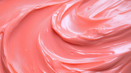 Poster - Elegant abstract background with flowing makeup textures for cosmetic design