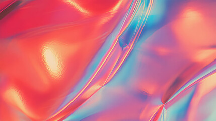 Poster - Vibrant abstract background with blurred colorful shapes for design