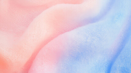 Poster - Soft baby clothes texture background in pastel pink and blue for fabric design