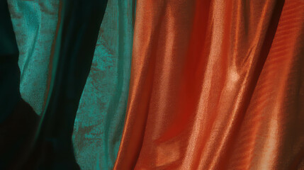 Poster - Luxurious brocade texture with elegant woven pattern for interior design and decor