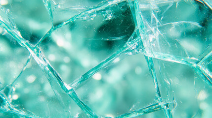 Poster - Abstract broken glass texture with sharp fragments for modern design