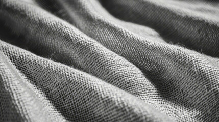 Poster - Burlap fabric texture with coarse weave pattern - rustic material for crafts and design