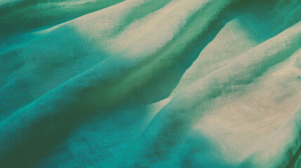 Poster - Textured fabric overlay on canvas background for artistic design and decoration