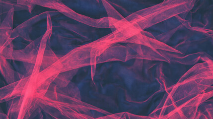 Poster - Abstract pink and blue fabric pattern with canvas texture for creative design